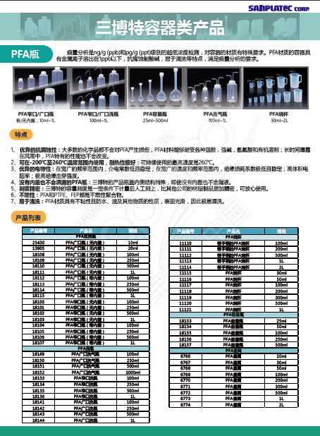 PFA 量筒